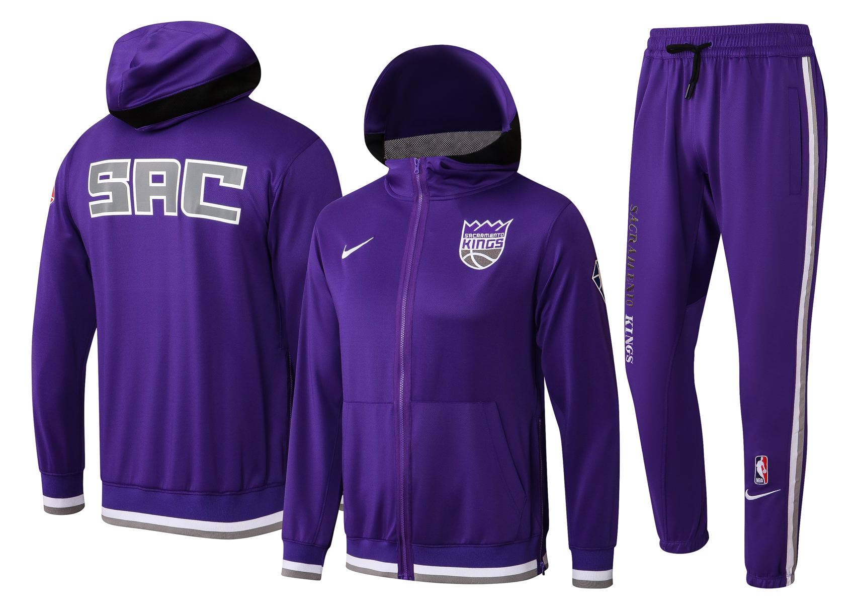Men Sacramento Kings purple  2024 NBA Nike Training suit->phoenix suns->NBA Jersey